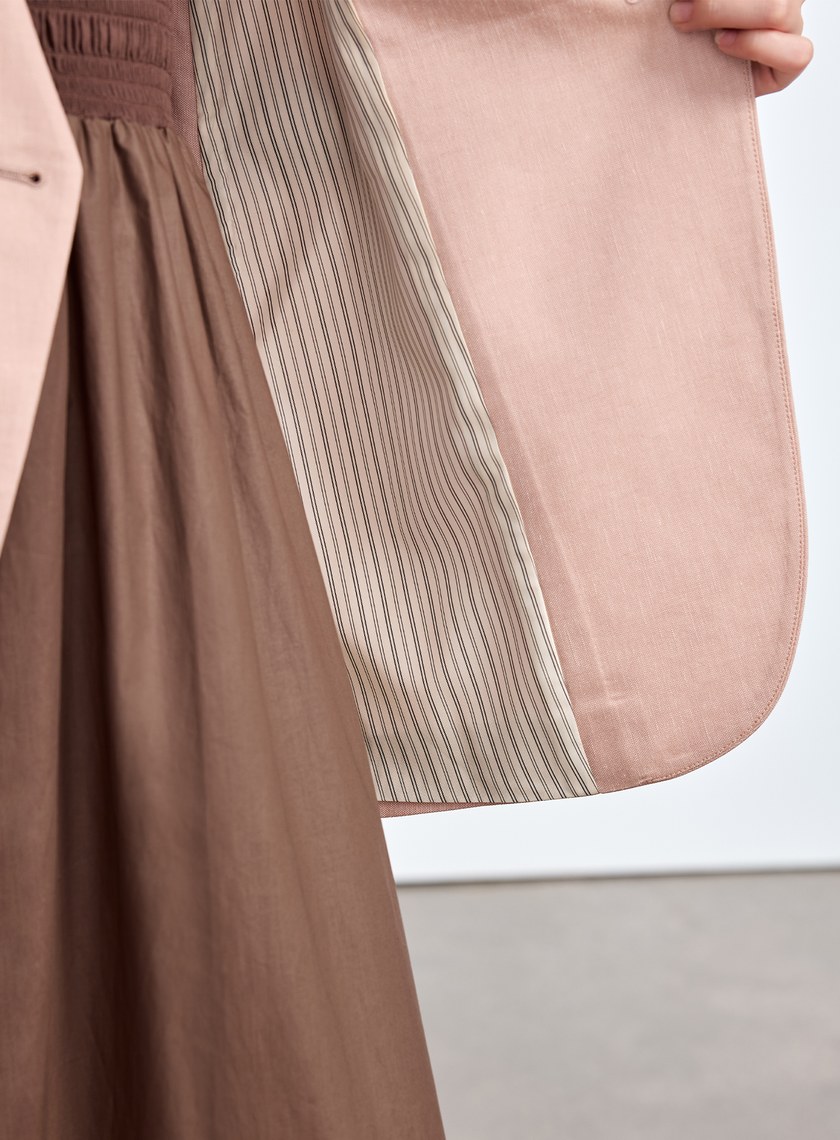 雲感修身西裝背心