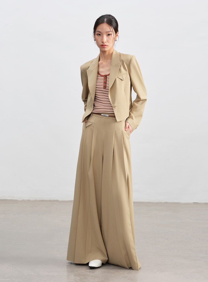 簡約方形金屬頭皮帶