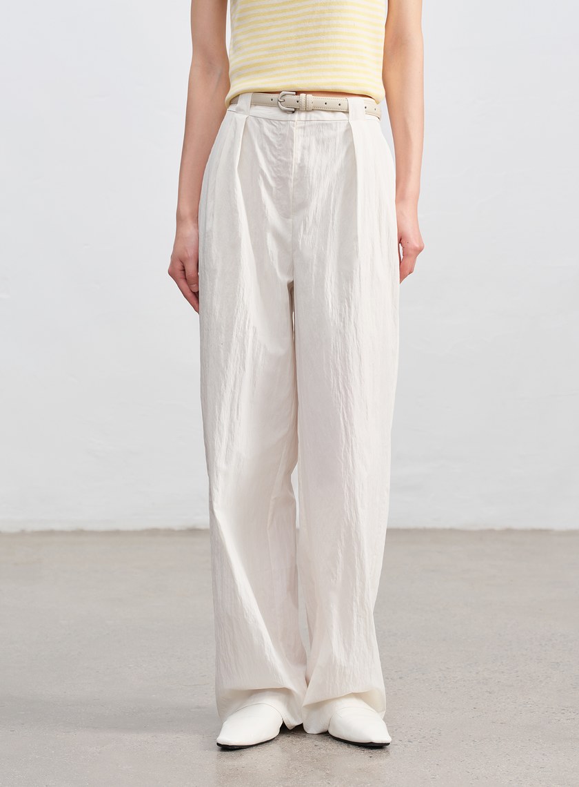 率性金屬圓框皮帶