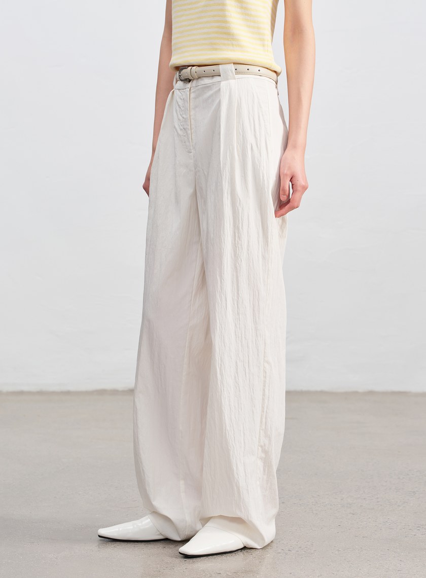 率性金屬圓框皮帶