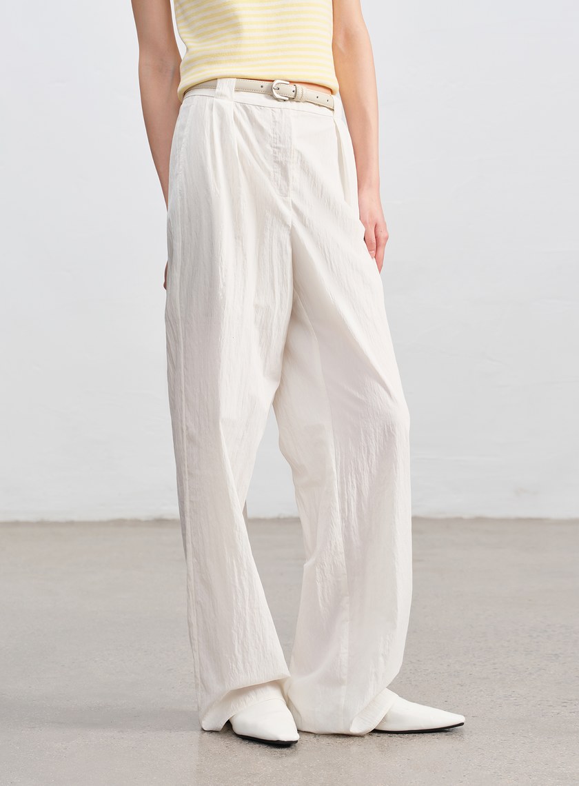 率性金屬圓框皮帶