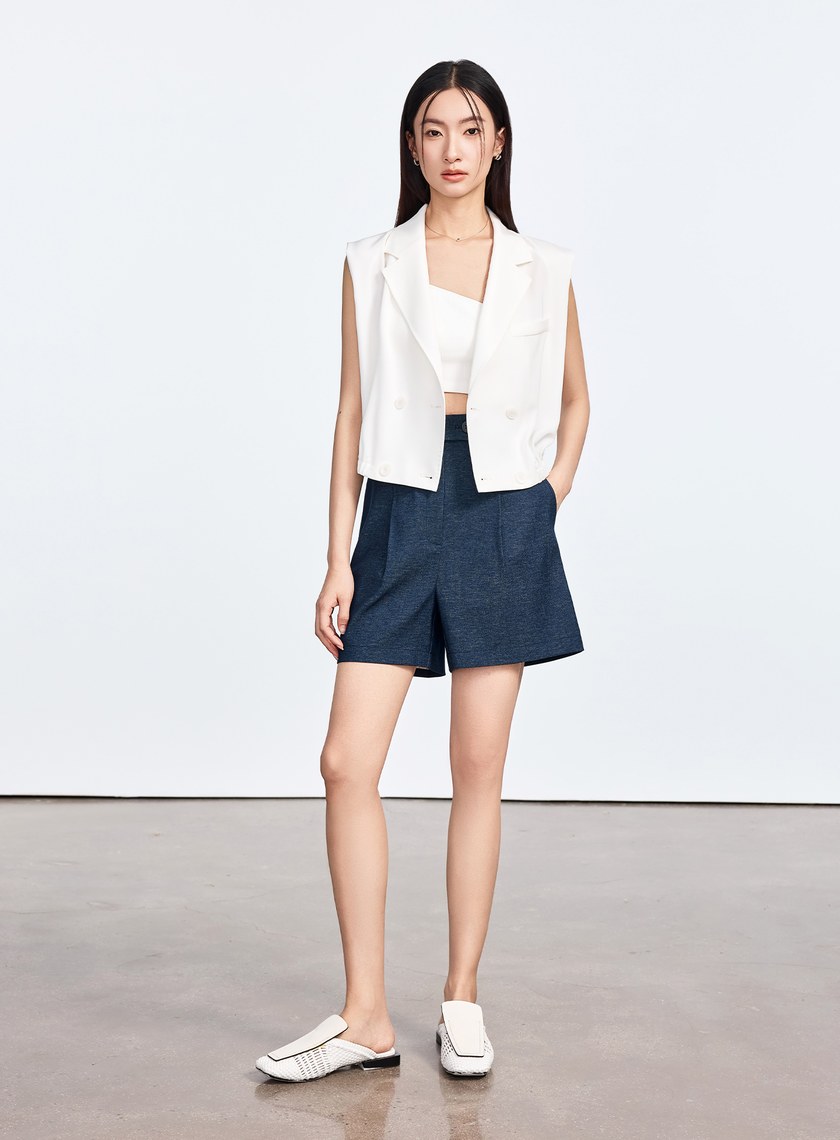 俐落涼感西裝背心