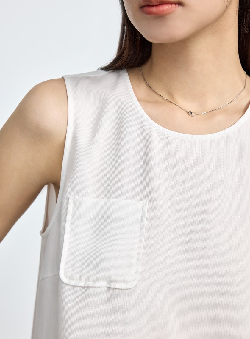 涼感天絲無袖上衣