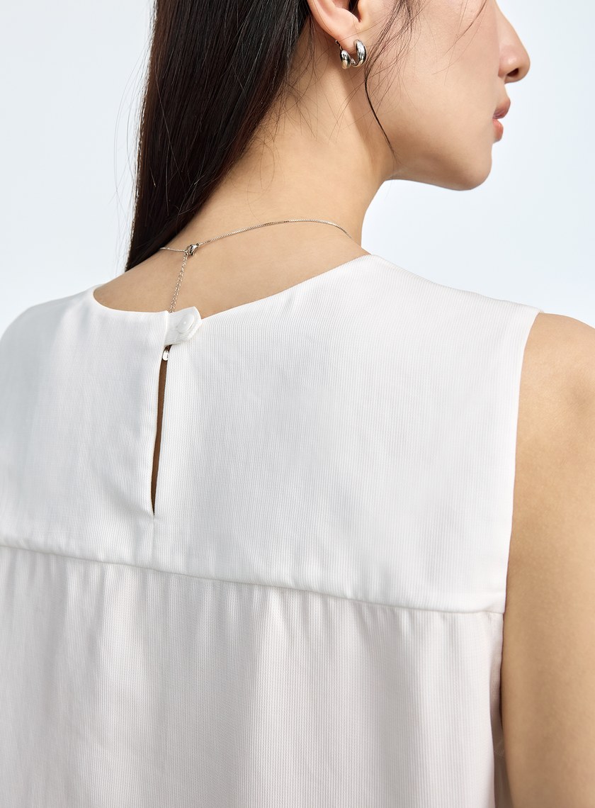 涼感天絲無袖上衣