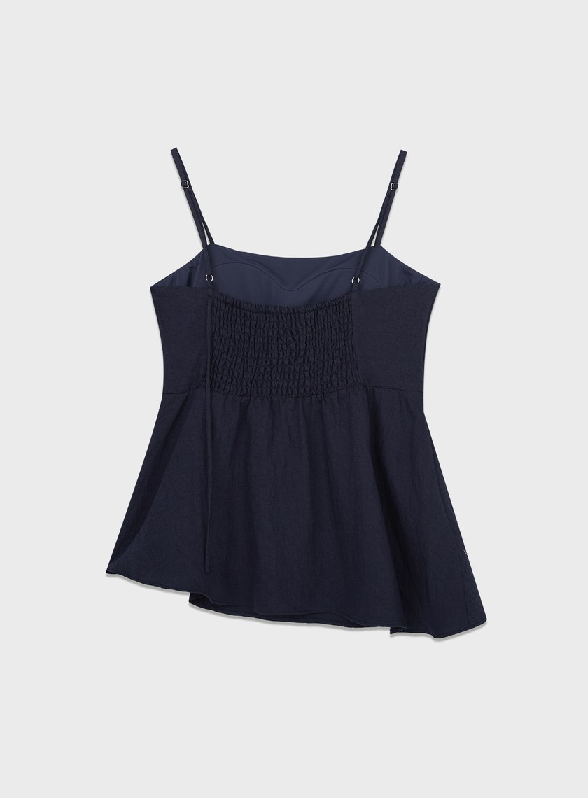 雲感天絲不對稱剪裁 Bra Top