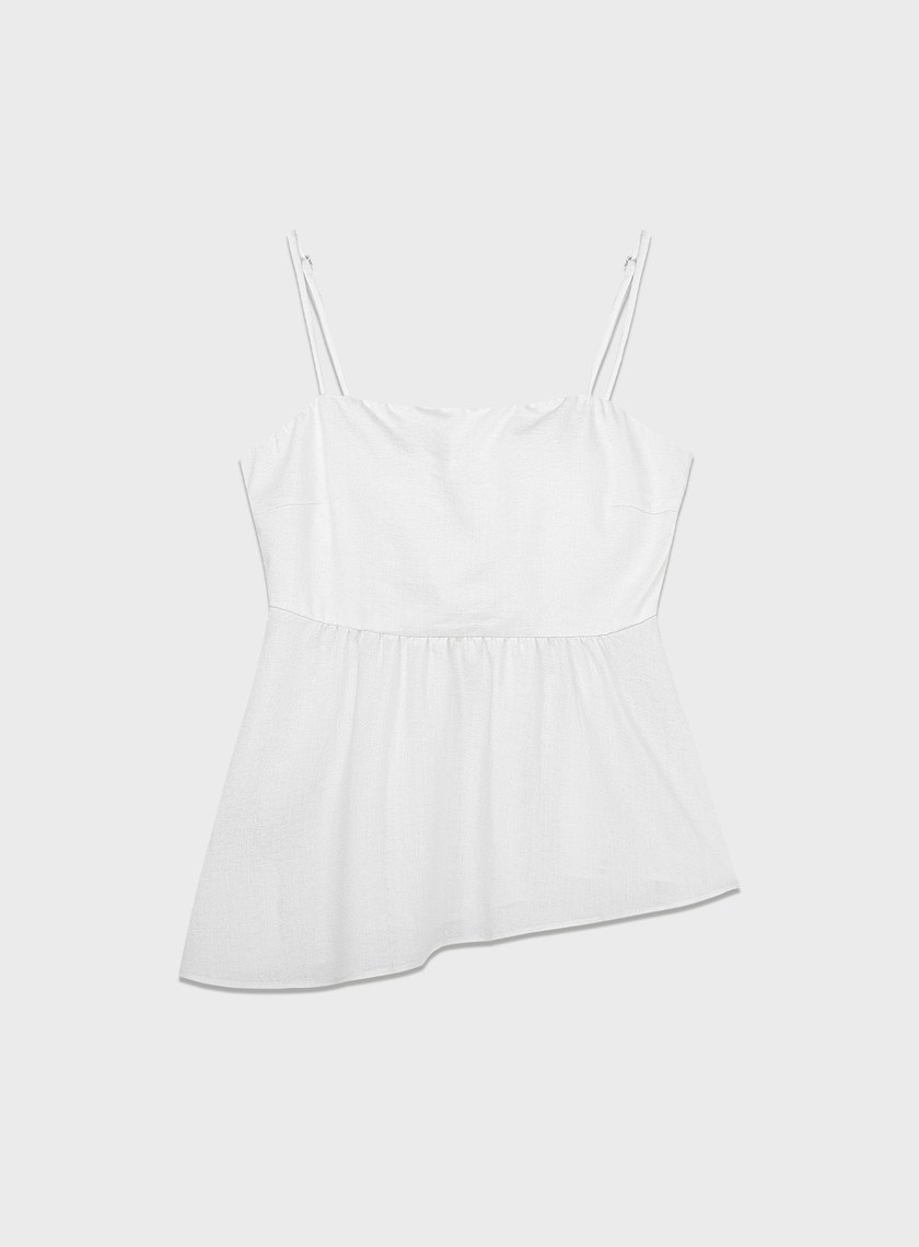 雲感天絲不對稱剪裁 Bra Top