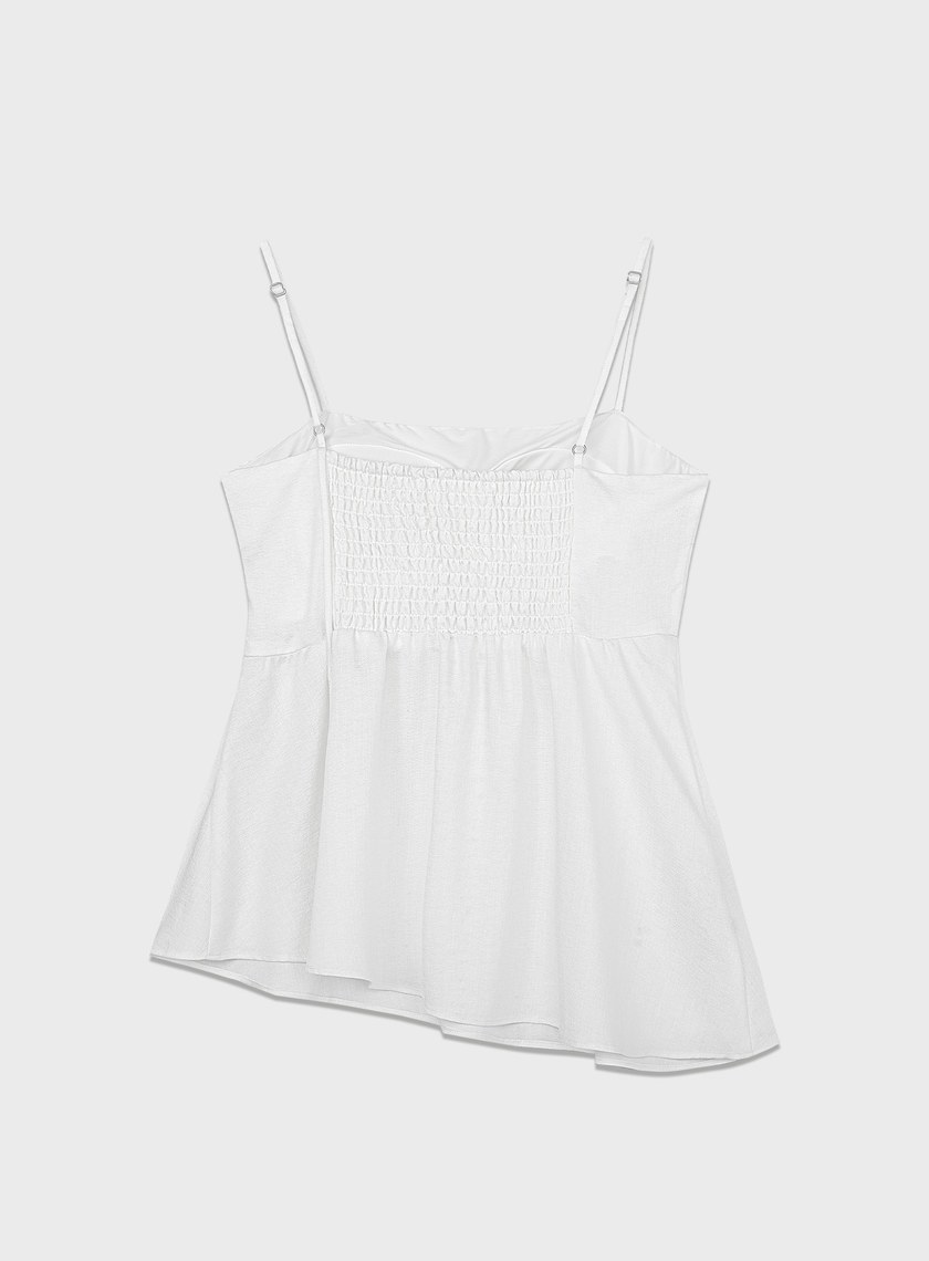 雲感天絲不對稱剪裁 Bra Top