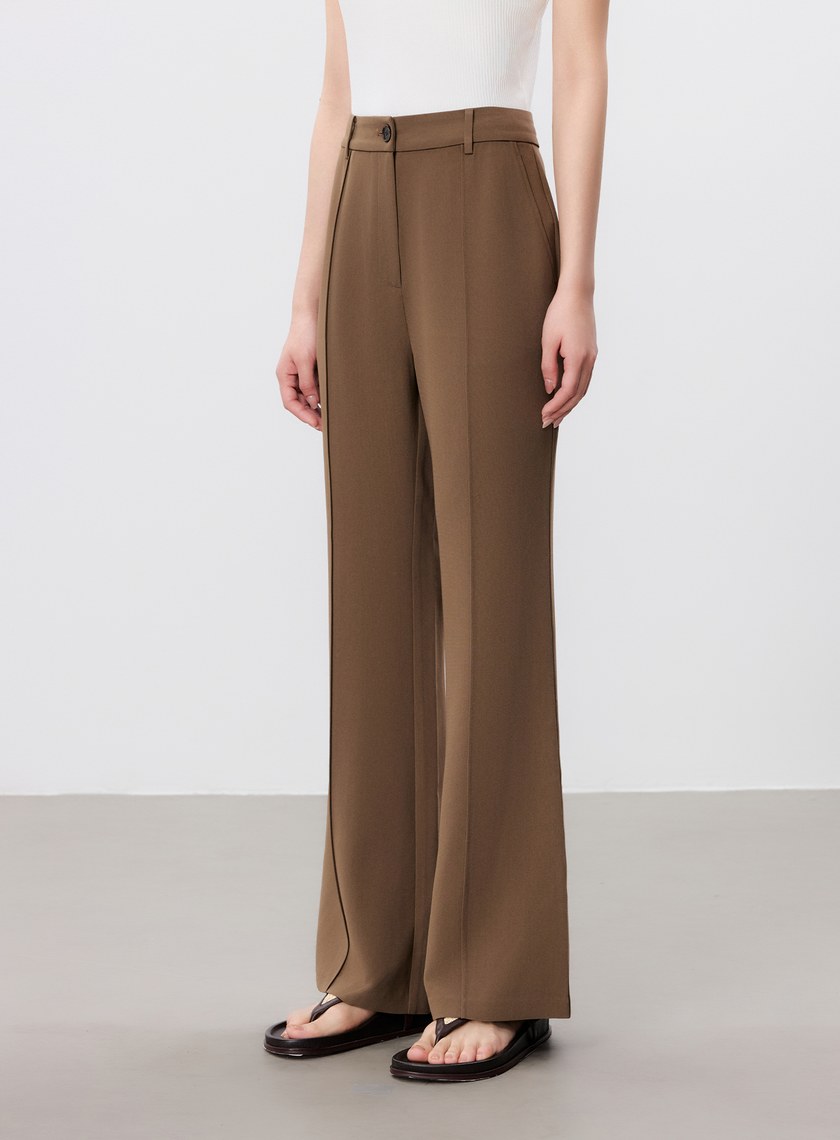 涼感二醋酸修身微喇褲