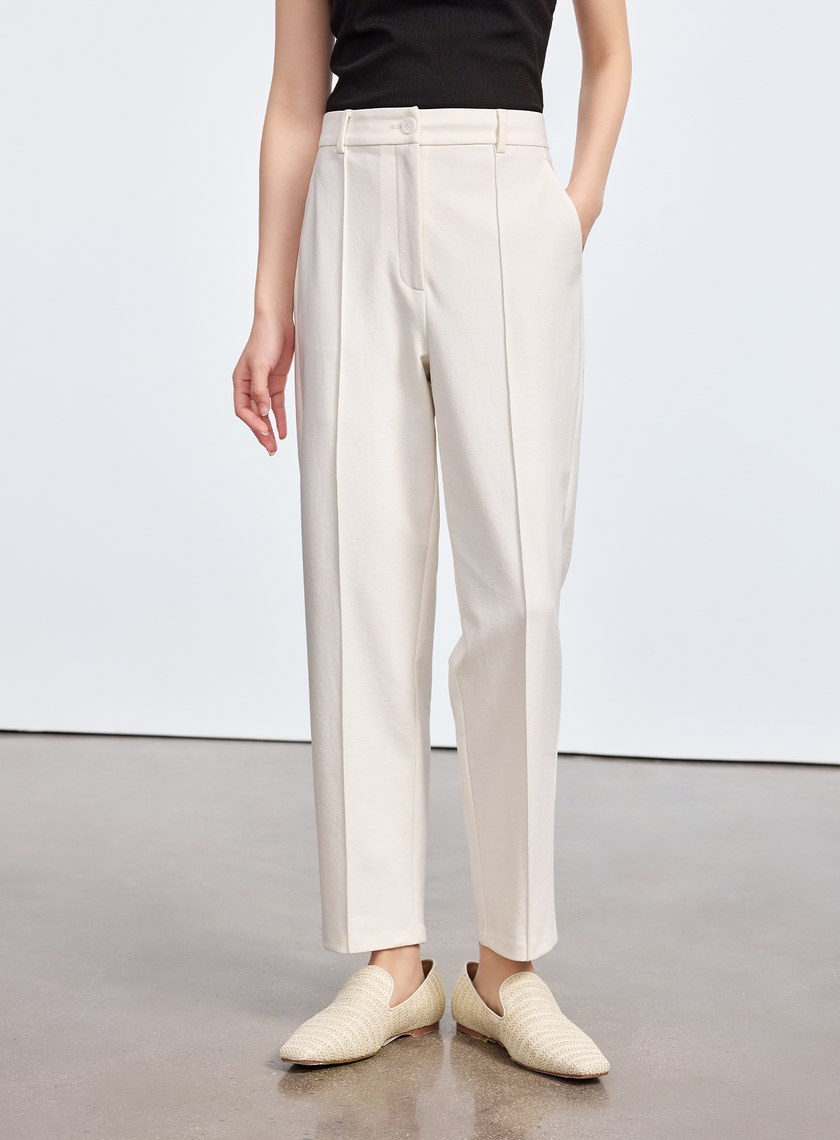 經典簡約九分西裝褲