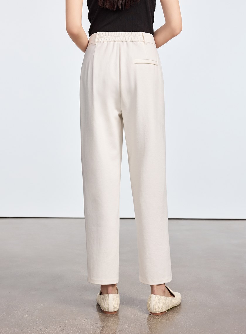 經典簡約九分西裝褲