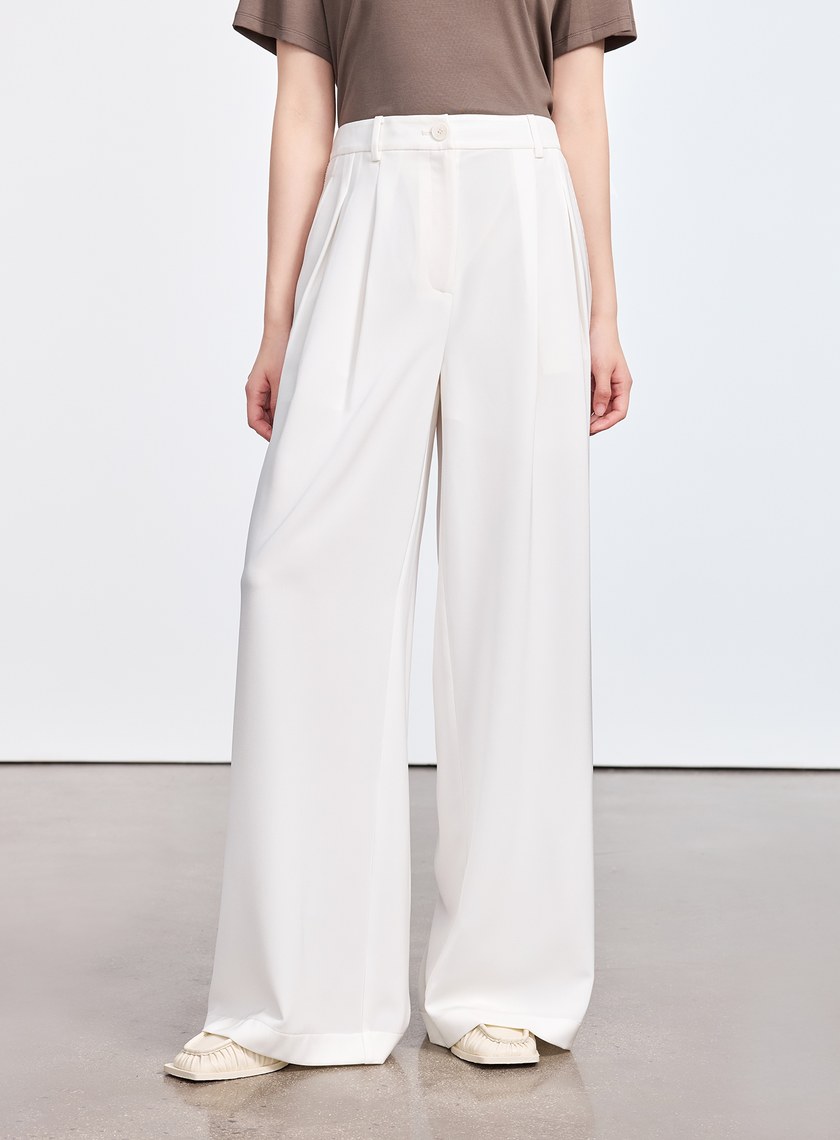 俐落涼感西裝寬褲