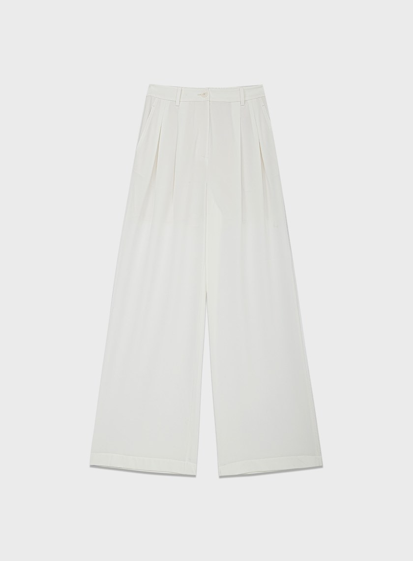 俐落涼感西裝寬褲