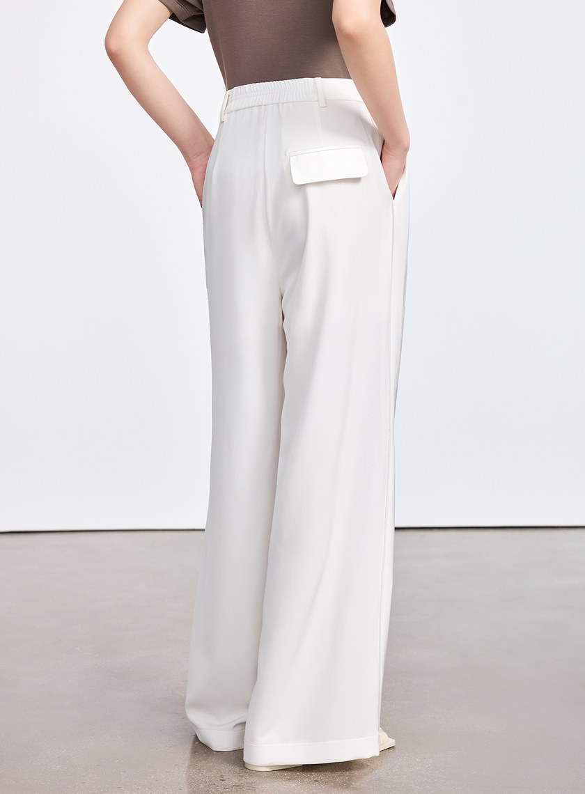 俐落涼感西裝寬褲