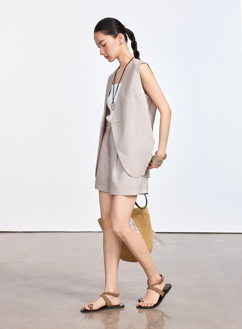 雲感俐落西裝短褲