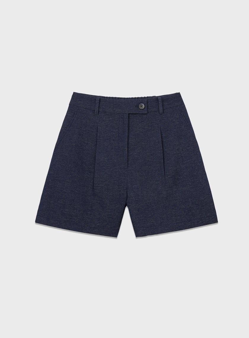 仿牛仔休閒短褲