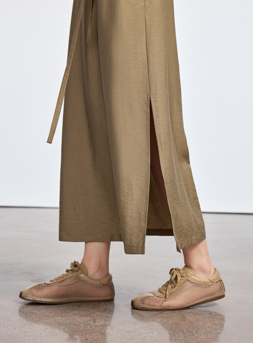 雲感天絲亞麻洋裝