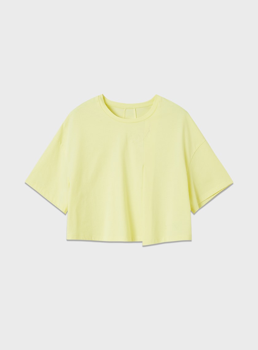 休閒涼感刺繡T恤