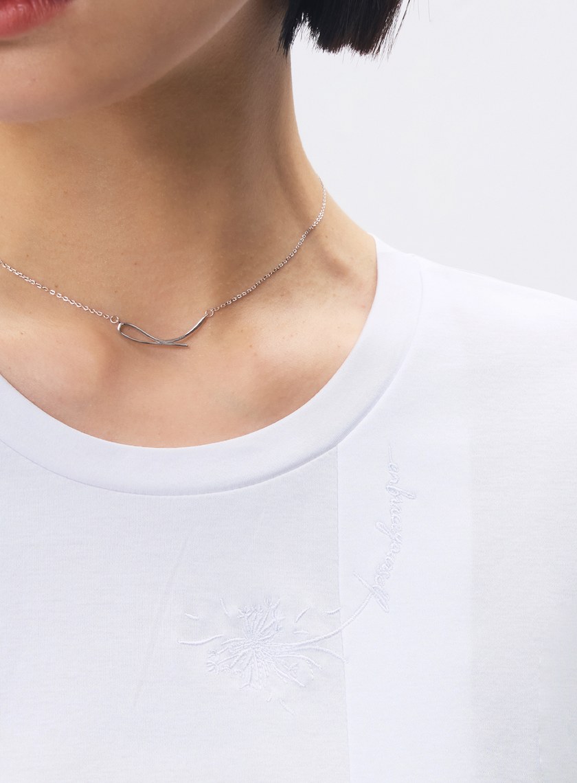 休閒涼感刺繡T恤