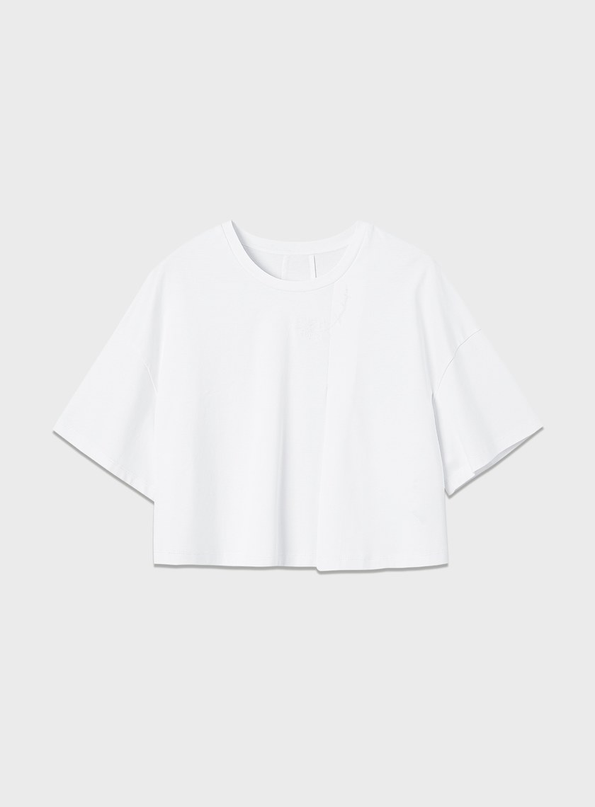 休閒涼感刺繡T恤