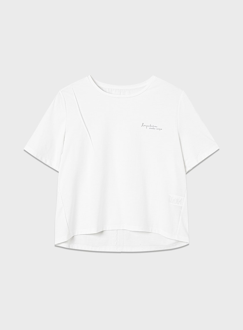 涼感天絲寬鬆印花T恤