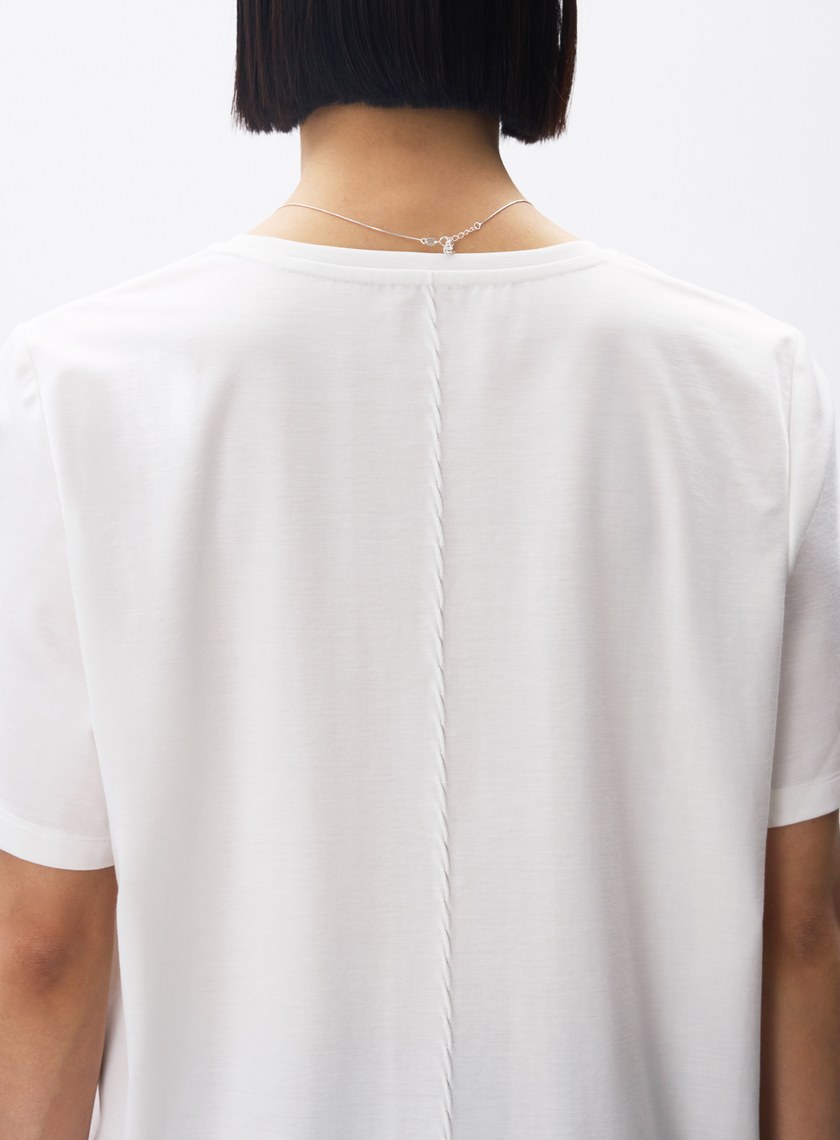 涼感天絲寬鬆印花T恤