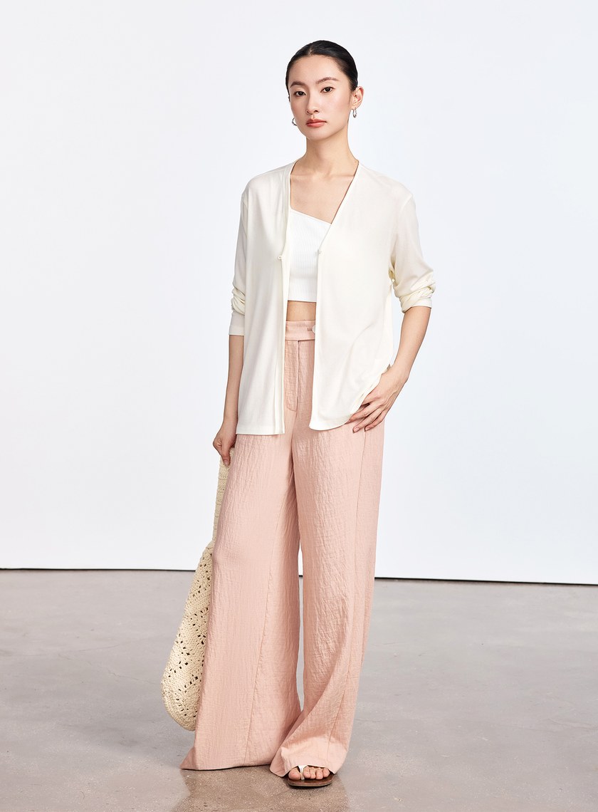 雲感天絲透氣罩衫