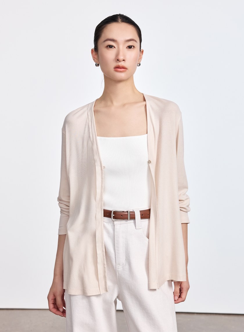 雲感天絲透氣罩衫