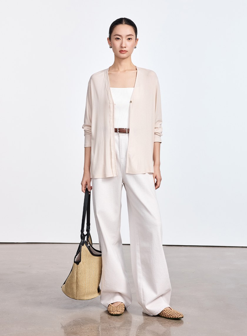 雲感天絲透氣罩衫