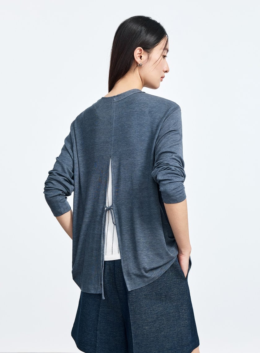 雲感天絲透氣罩衫