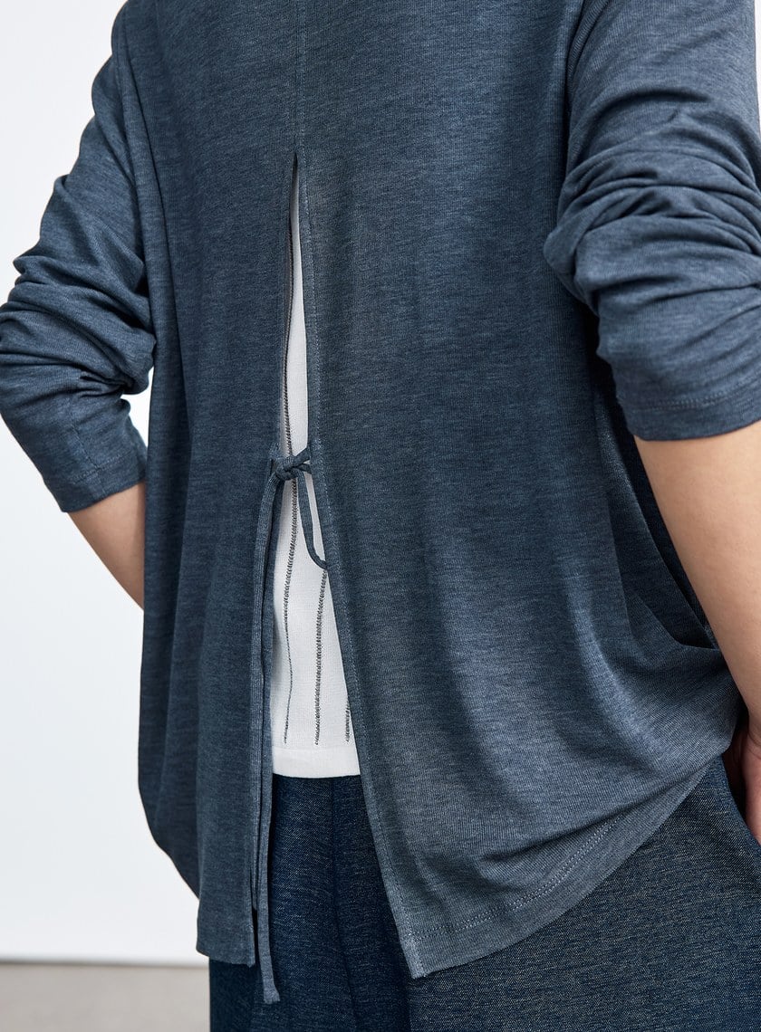 雲感天絲透氣罩衫