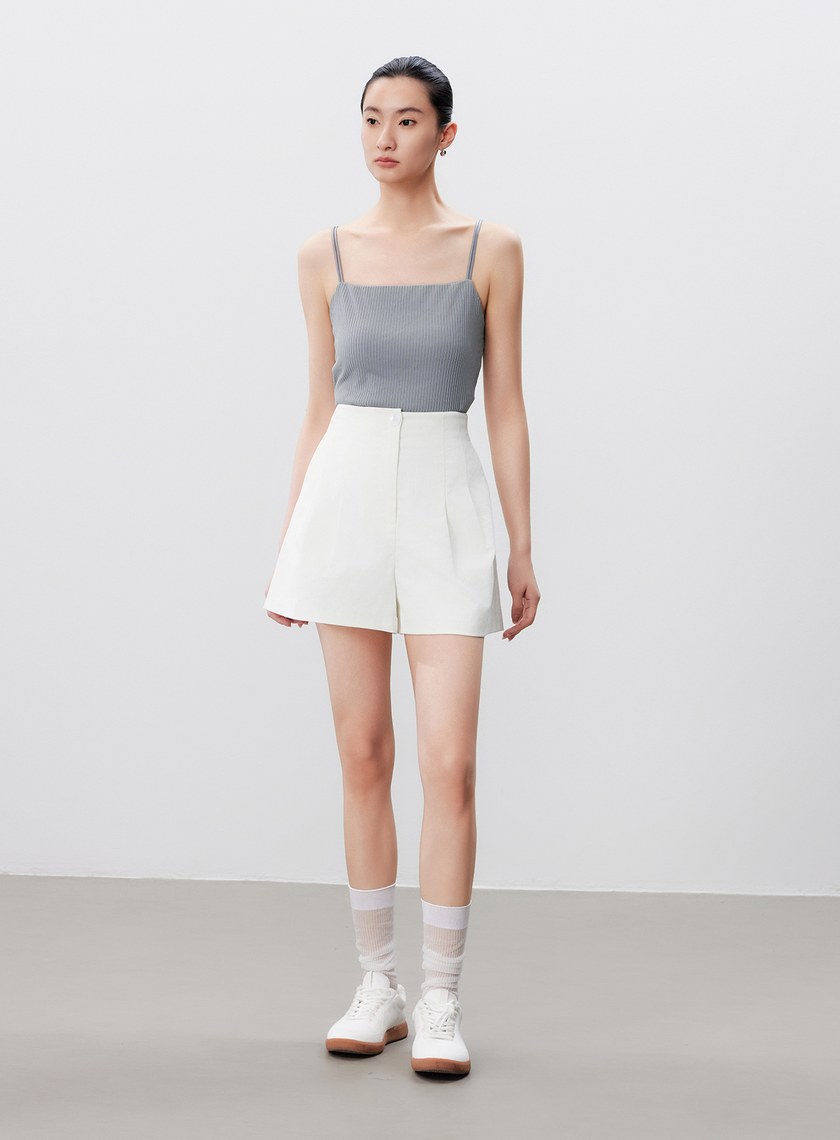 雙肩帶美背坑條BRA背心