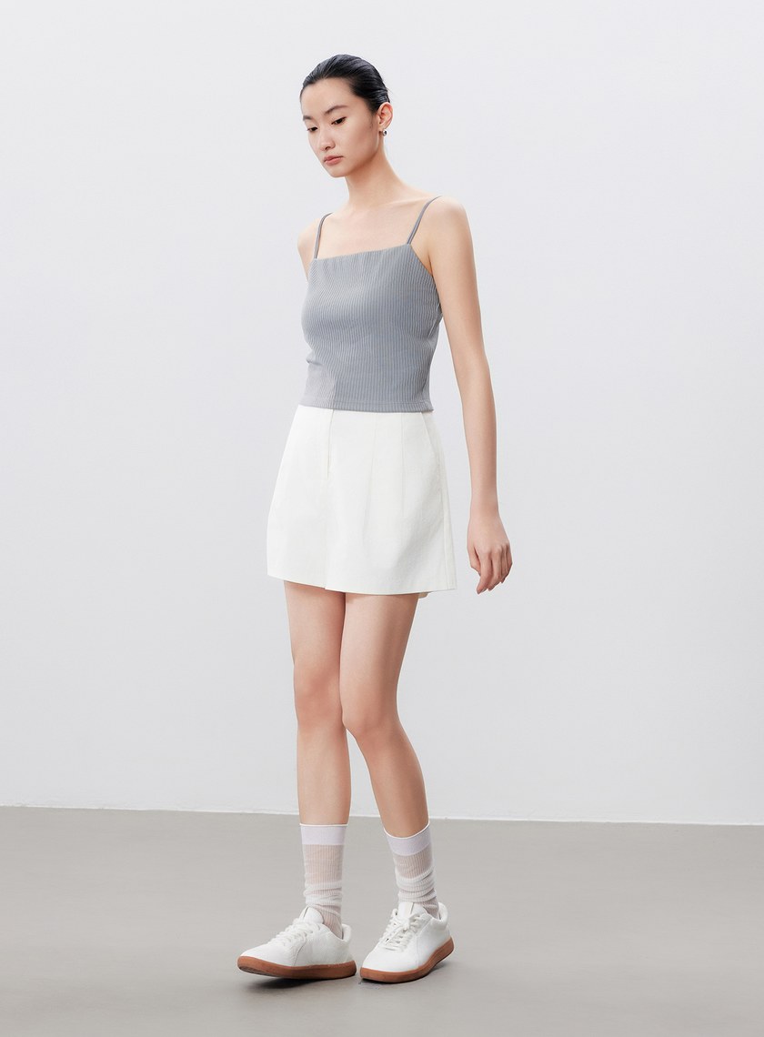 雙肩帶美背坑條BRA背心