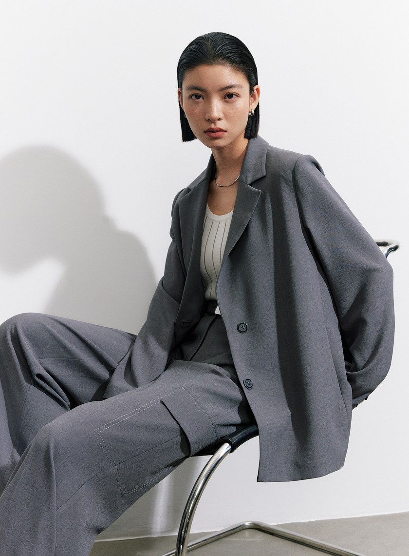 不對稱解構西裝外套