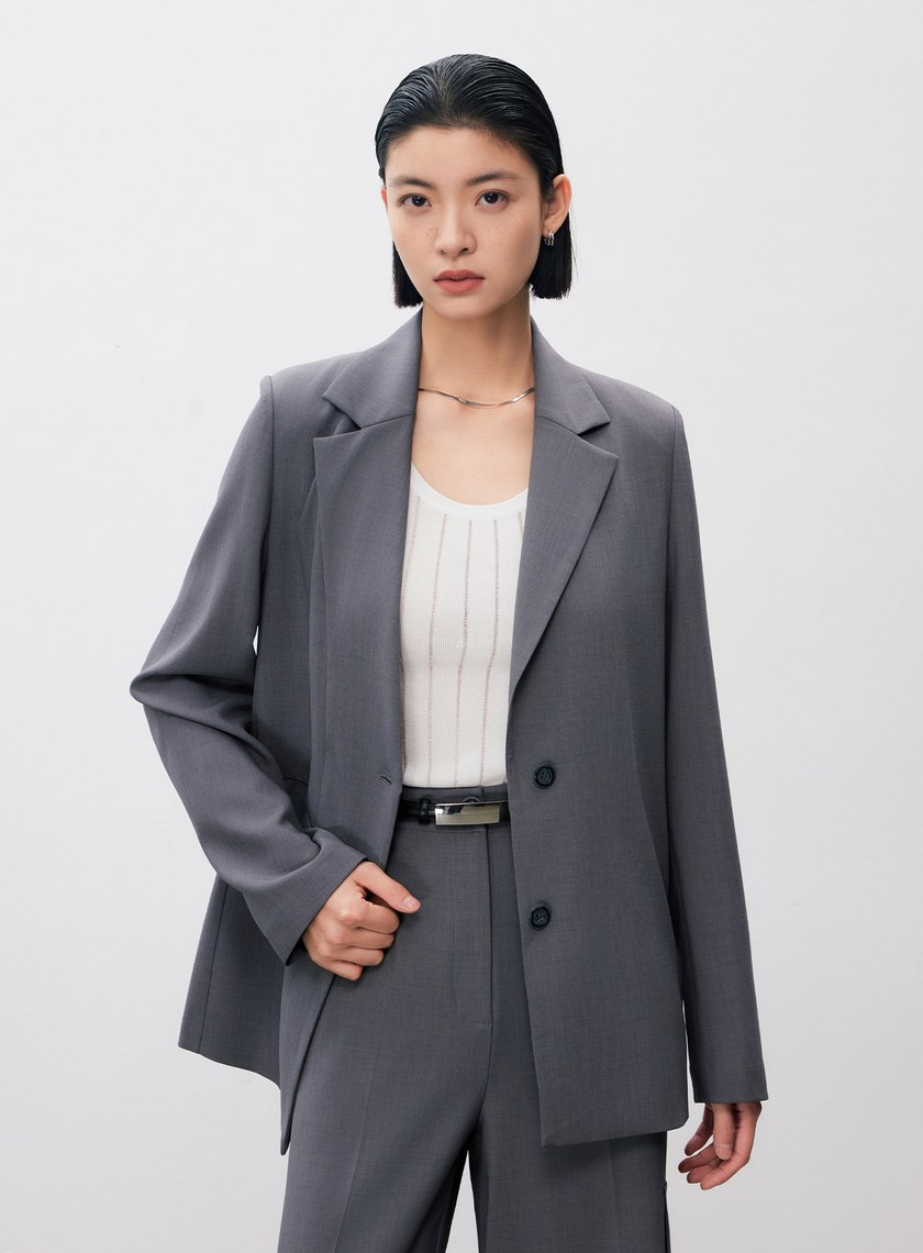 不對稱解構西裝外套