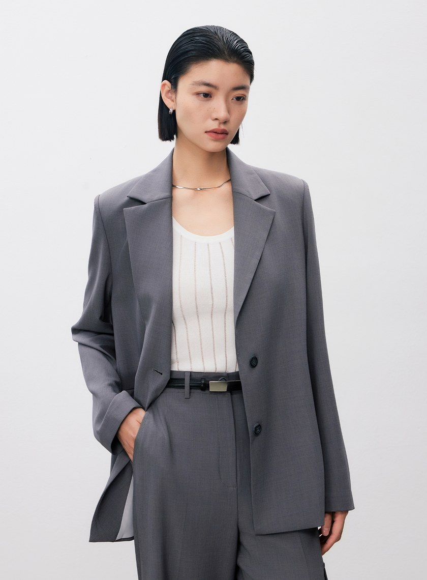 不對稱解構西裝外套