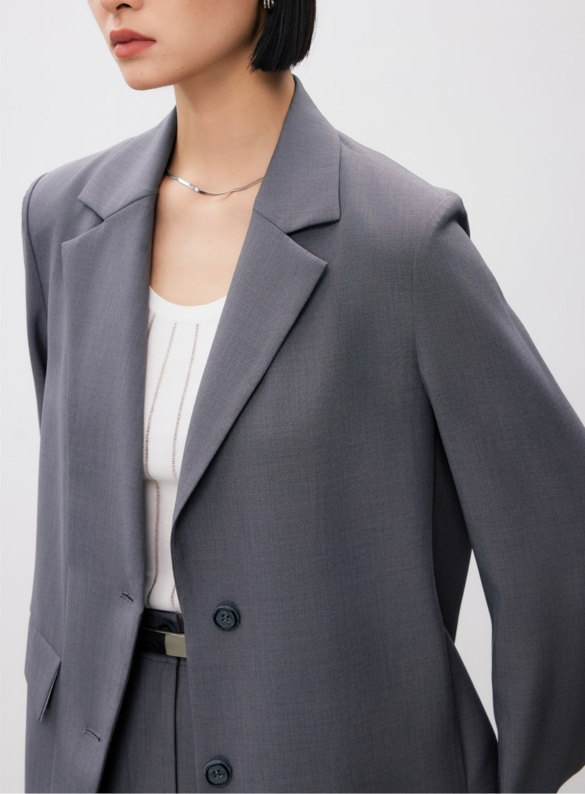 不對稱解構西裝外套