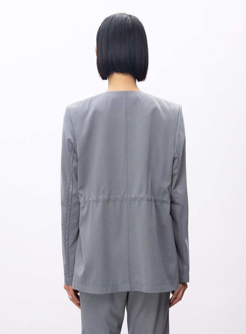 涼感天絲內抽繩西裝外套