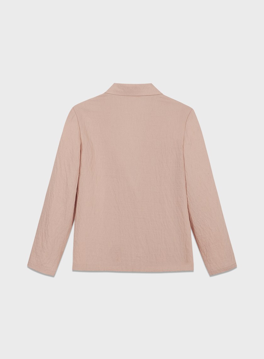 輕盈棉麻西裝外套