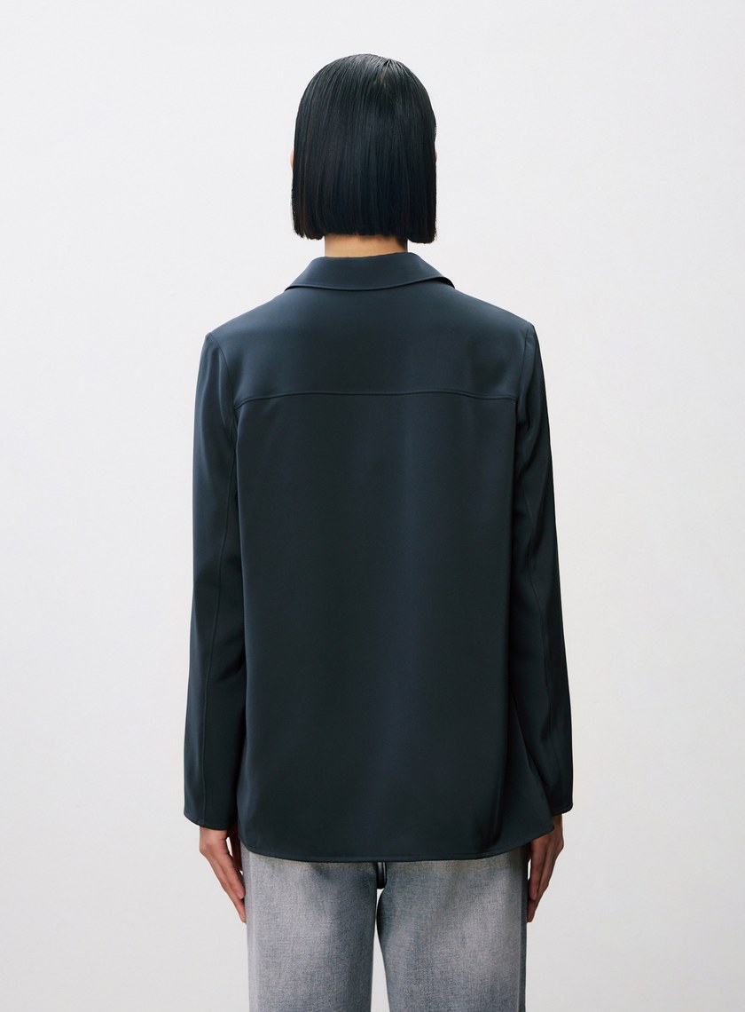 極簡垂感H型襯衫