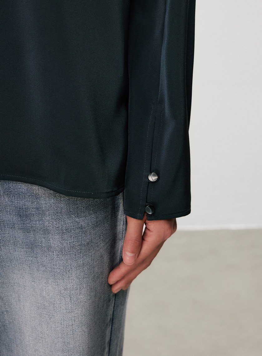 極簡垂感H型襯衫