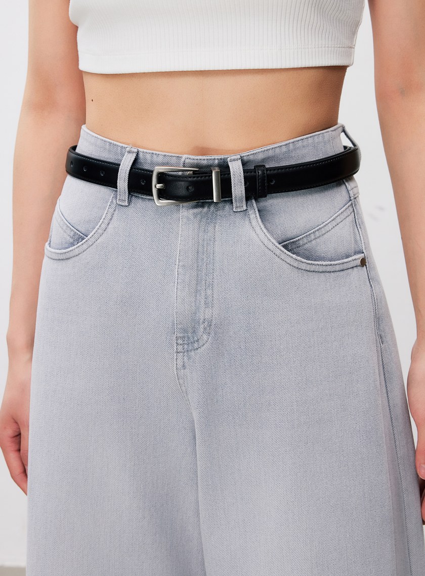 率性金屬方框皮帶