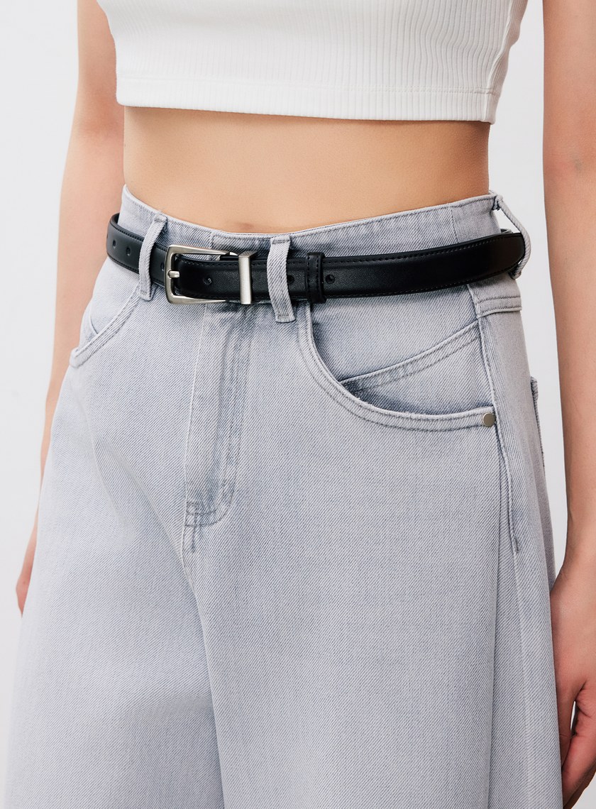 率性金屬方框皮帶