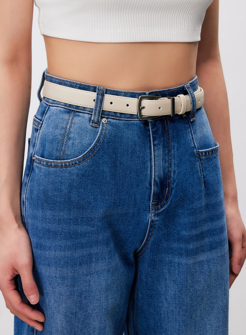 率性金屬方框皮帶