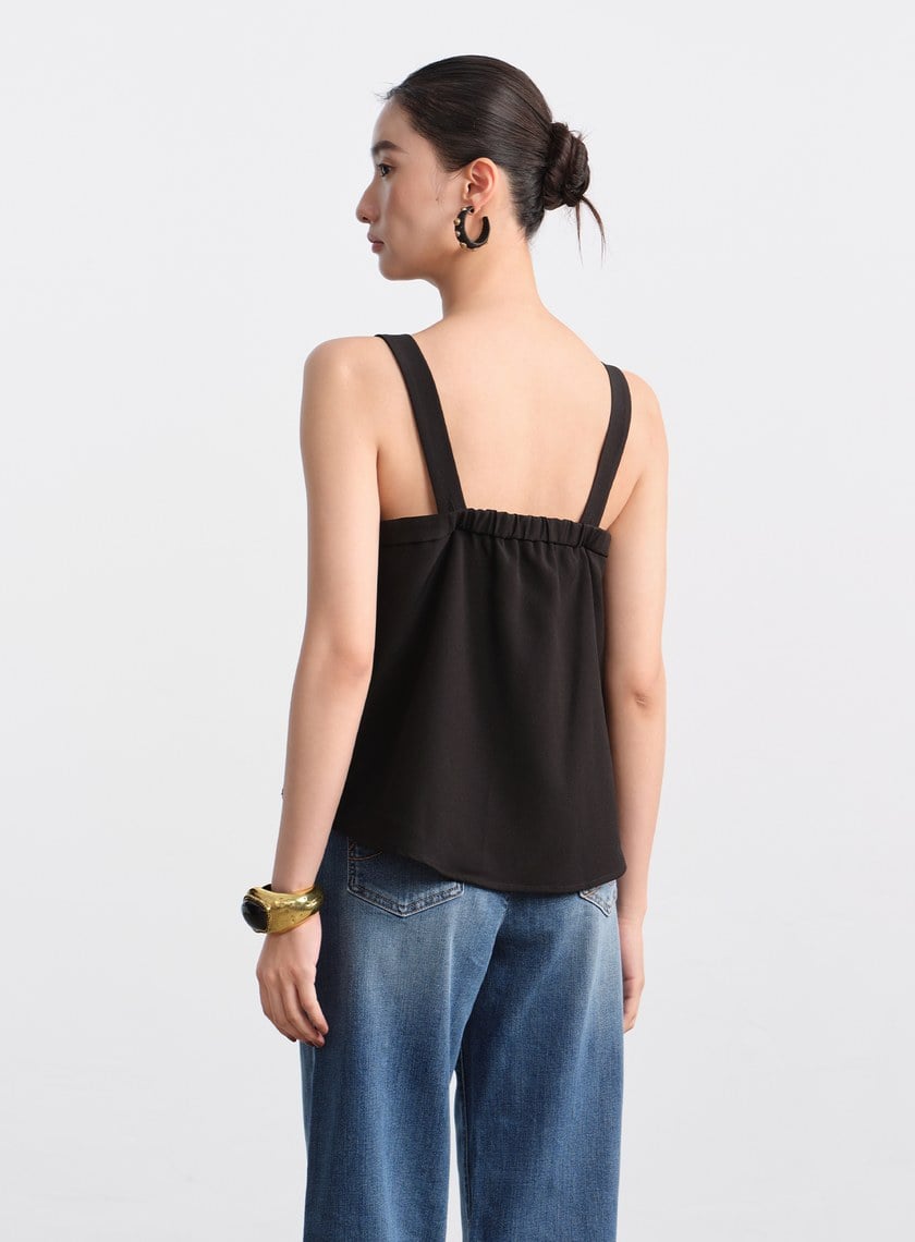 微光立體亮片背心