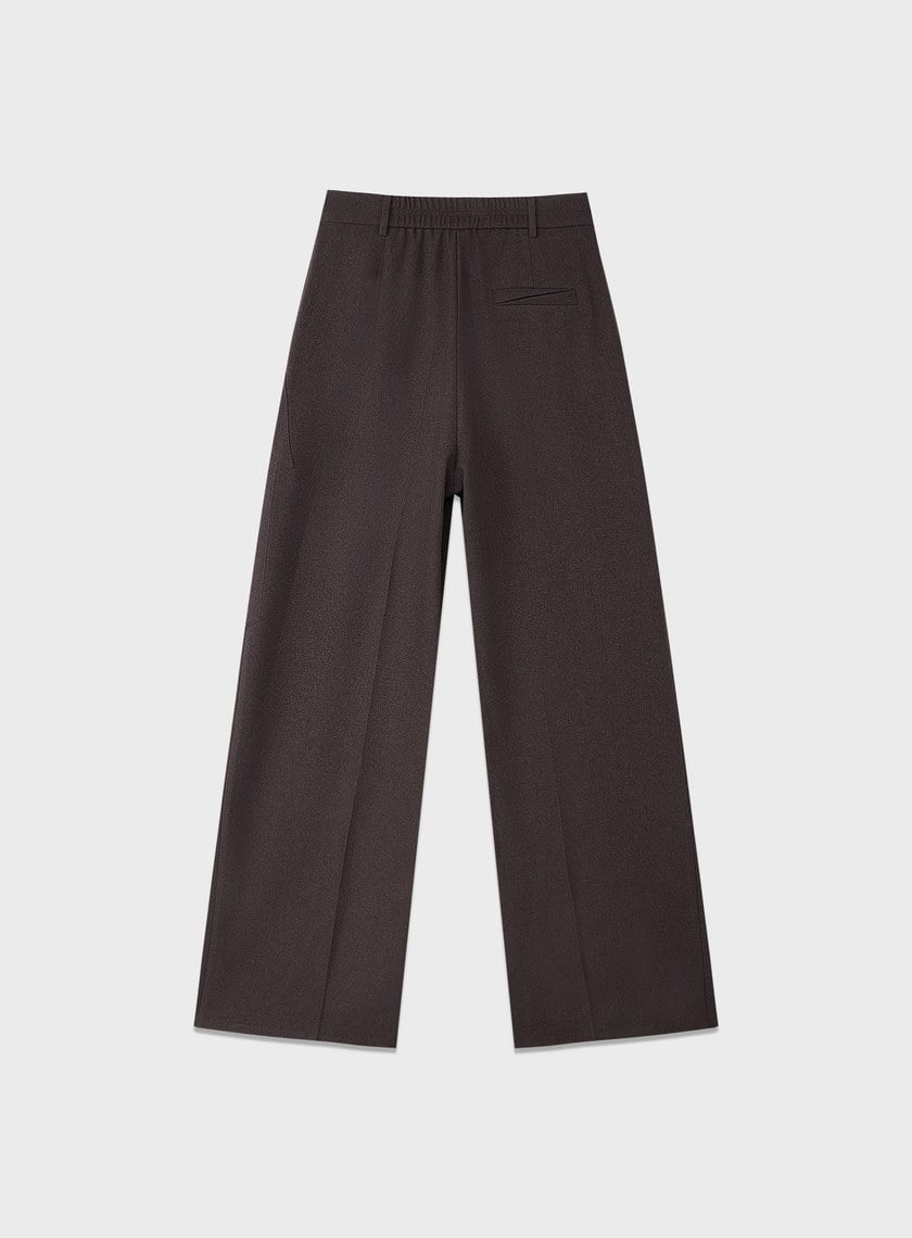 經典剪接造型寬褲