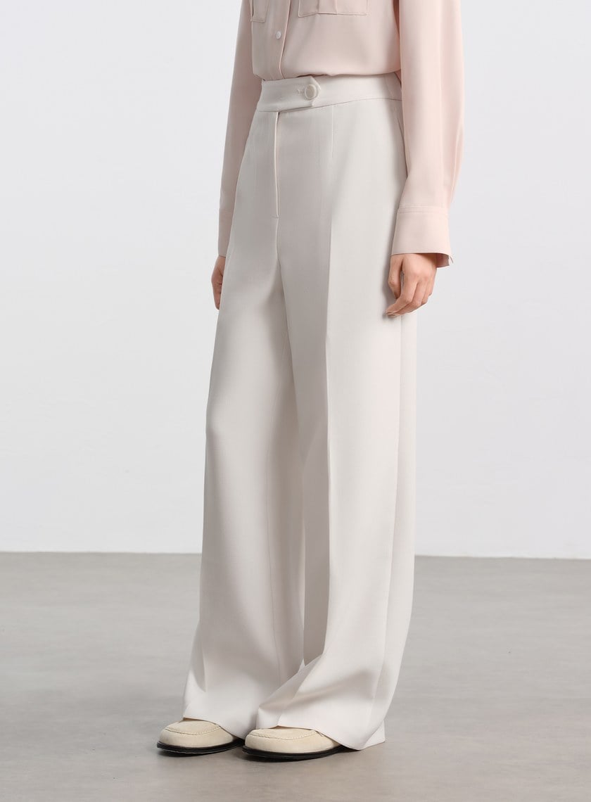 挺廓感高腰西裝寬褲
