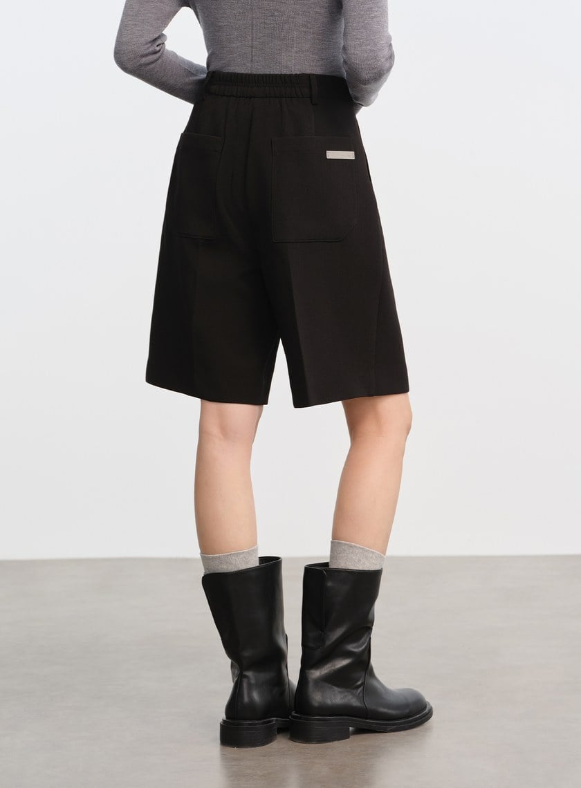 挺廓感西裝五分褲