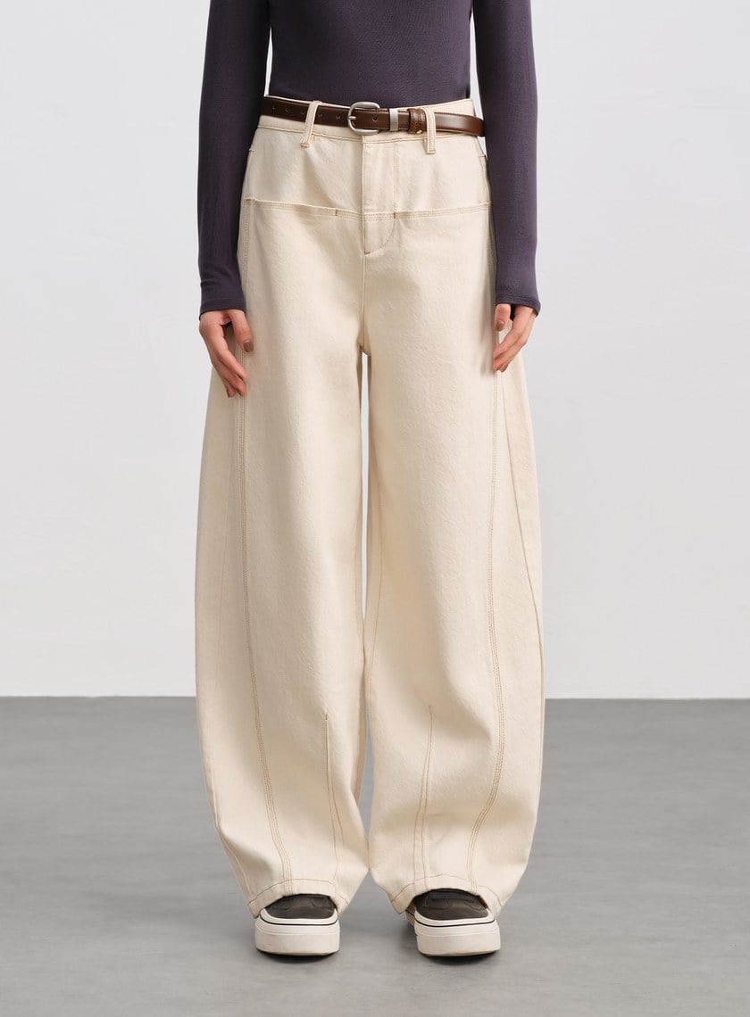 經典修身彎刀牛仔褲