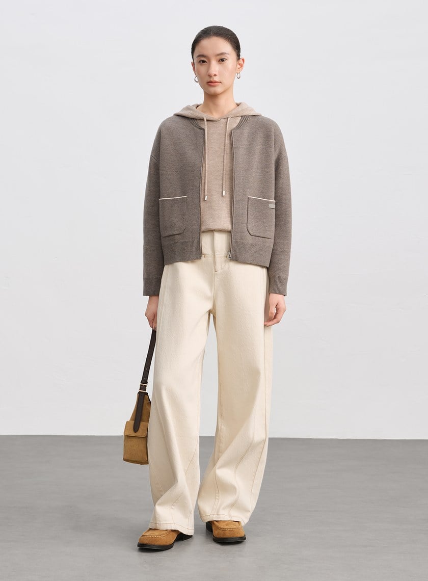 經典修身彎刀牛仔褲