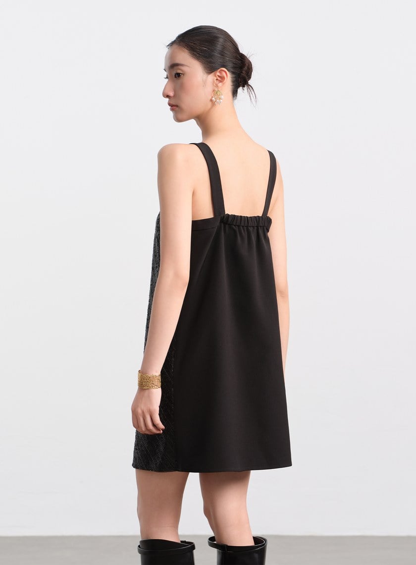 微光立體亮片短洋裝